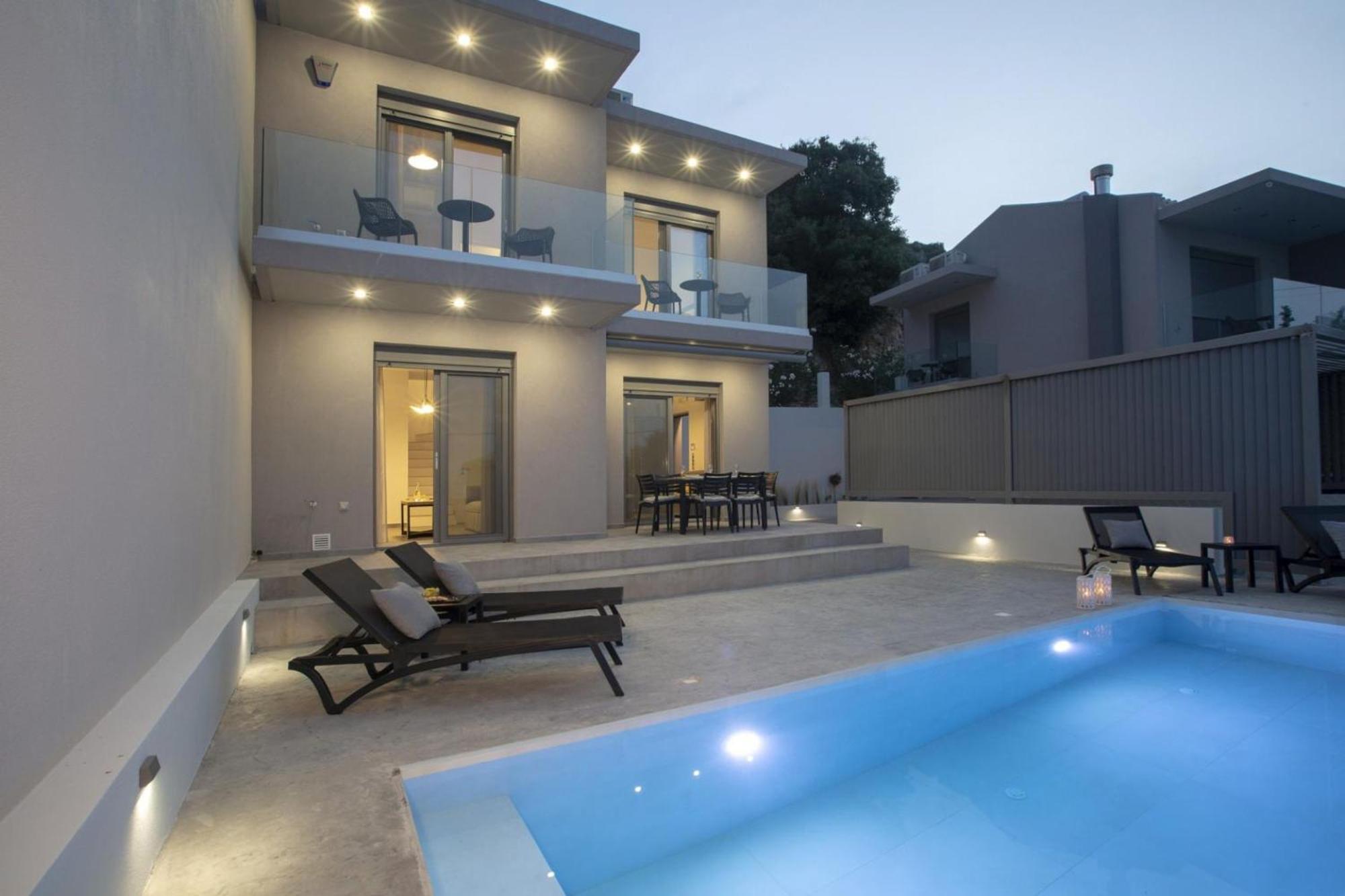Aloft Luxury Villas Lefkada - Heated Pool Apolpaina 외부 사진